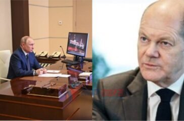Bundeskanzler Olaf Scholz & putin