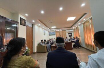 deuba with kaski congress