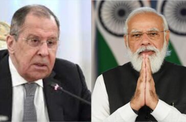 modi witha russia minister pic