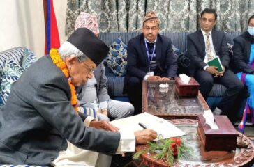 PASHUPATI SHUMSHER AFTER OATH