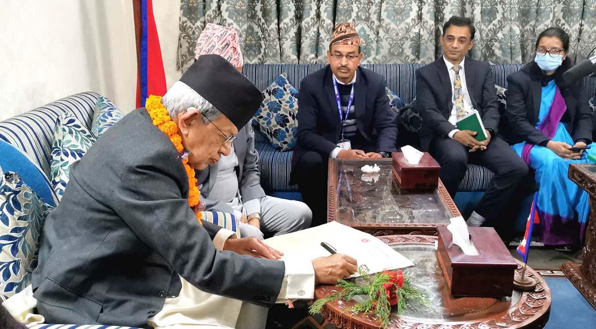 PASHUPATI SHUMSHER AFTER OATH