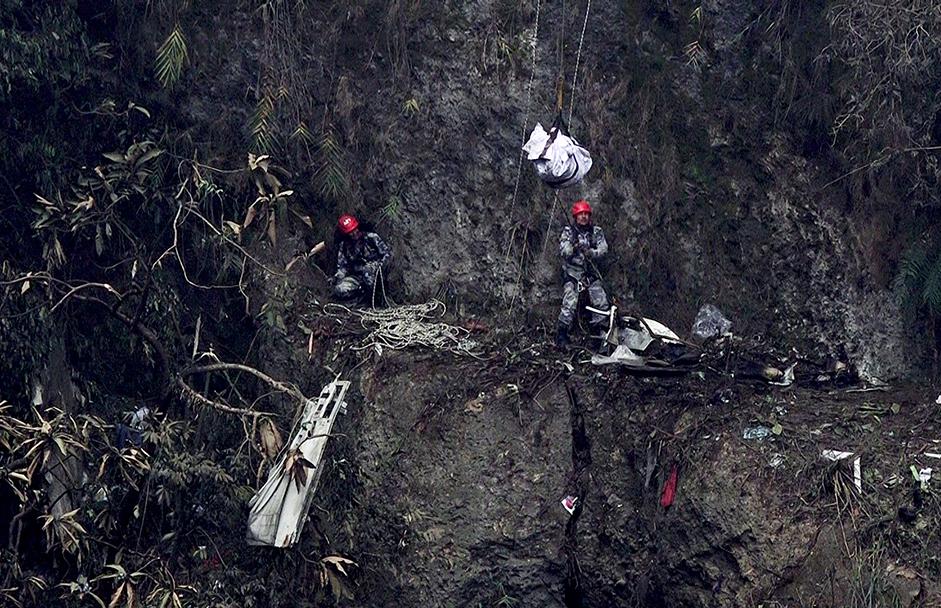 Rescue operation underway after the Yeti Airlines aircraft crashed