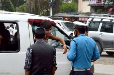 Punishment to the driver of the vehicle