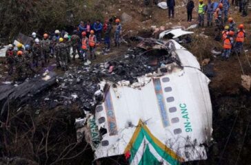 Yeti Airlines crashed in Pokhara