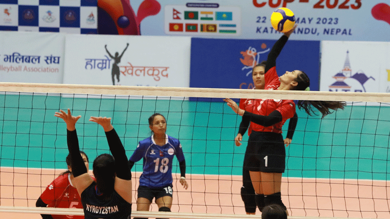 Nepali-volleyball