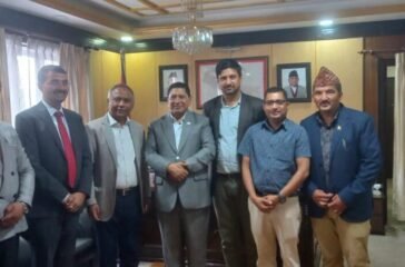 Home minister with NRNA