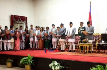 Newly appointed ministers took oath1