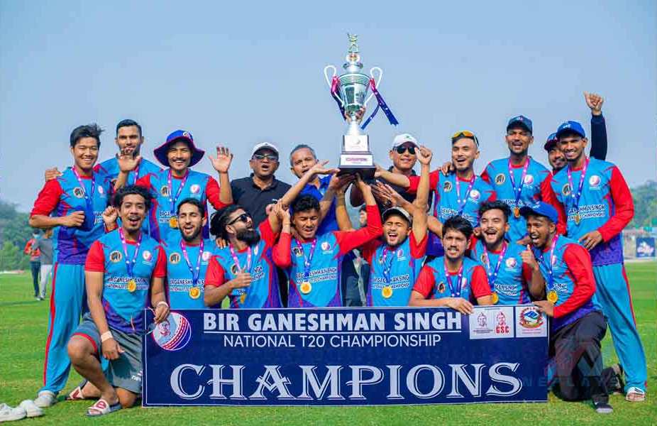 Lumbini_champion_ganeshman cricket.