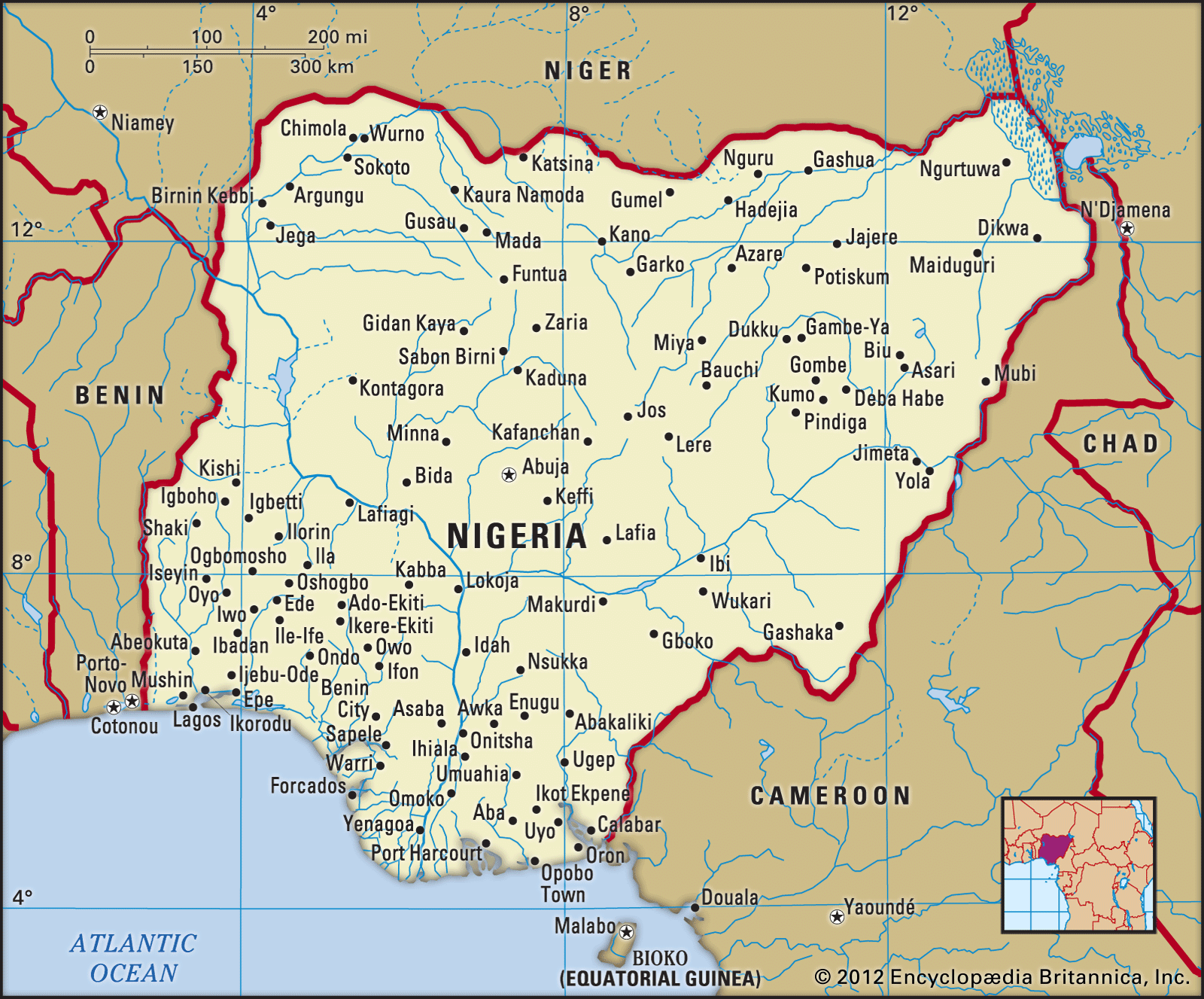 Nigeria-map-boundaries-cities-locator