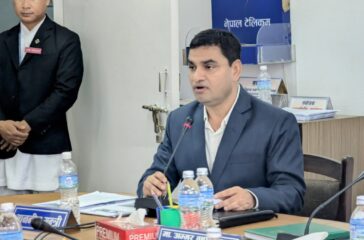 Health Minister Pradip Poudel p