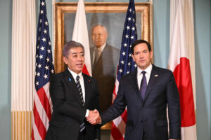 Marco Rubio meets with Japanese Foreign Minister Iwaya Takeshi