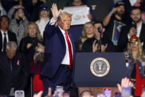 President Donald Trump Delivers Remarks In Las Vegas