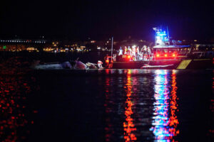 Emergency Crews Respond To Aircraft Crash Near Reagan National Airport