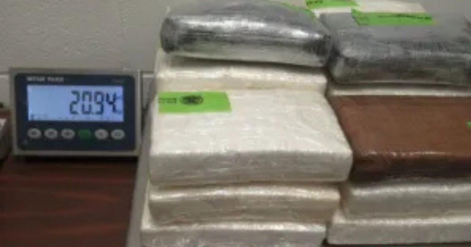Cocaine at Anzalduas and Hidalgo International Bridges