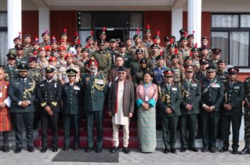 PM Oli meets with NCC teams from India, Bhutan, and Maldives