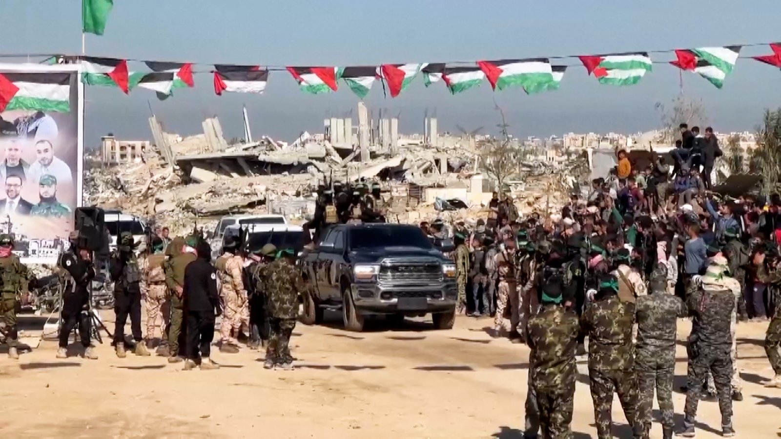 Hostages released by Palestinian militant group