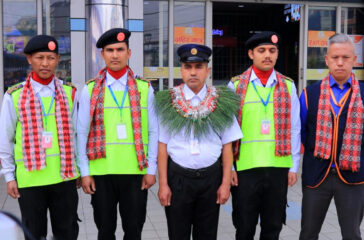 Security personnel who resisted vandalism at Bhatbhateni honored with Rs 5 lakh cash and five grade promotions
