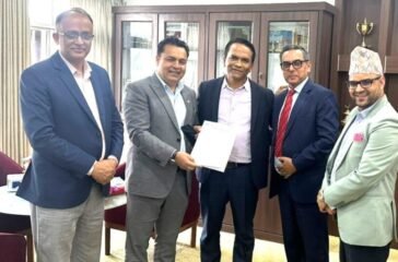 Meeting between NRNA Badri Group and Nepal Rastra Bank