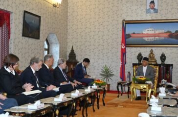 Courtesy call between President and New Zealand Deputy Prime Minister