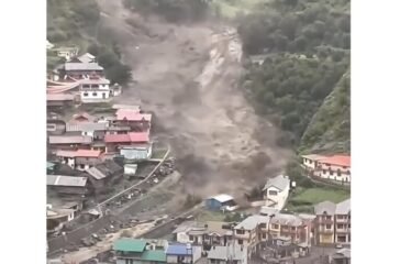 Massive landslide in Uttarakhand, India
