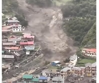 Massive landslide in Uttarakhand, India