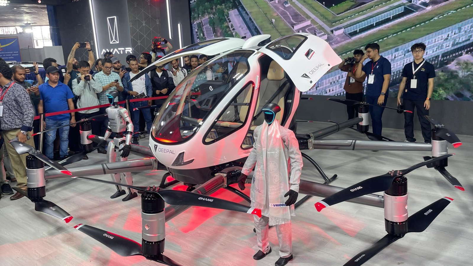 NADA Auto Show: Nepal's first flying taxi unveiled