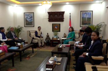 Foreign Minister Rana meets with Indian Foreign Secretary Mishri