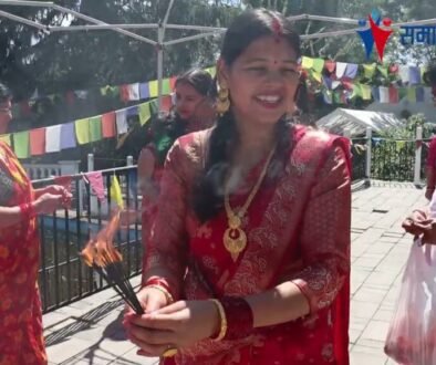मेरिल्याण्डको बाल्टिमोरमा रहेको हिन्दु बुद्ध मन्दिरमा हरितालिका तिज पूजा