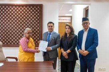 NRNA Badri group meets newly appointed Prime Minister Karki