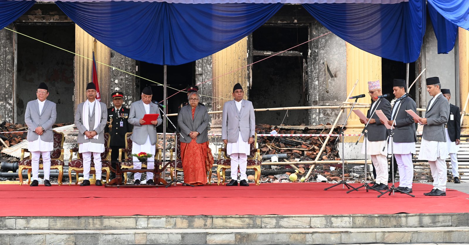 Newly appointed ministers take oath