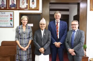 khanal with Ambassador