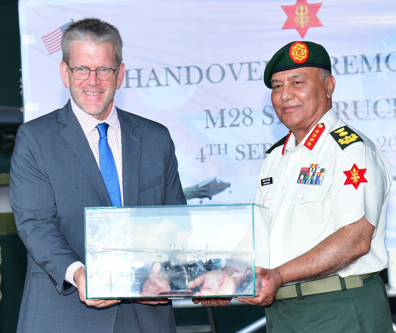 US hands over 100 trucks to Nepali Army