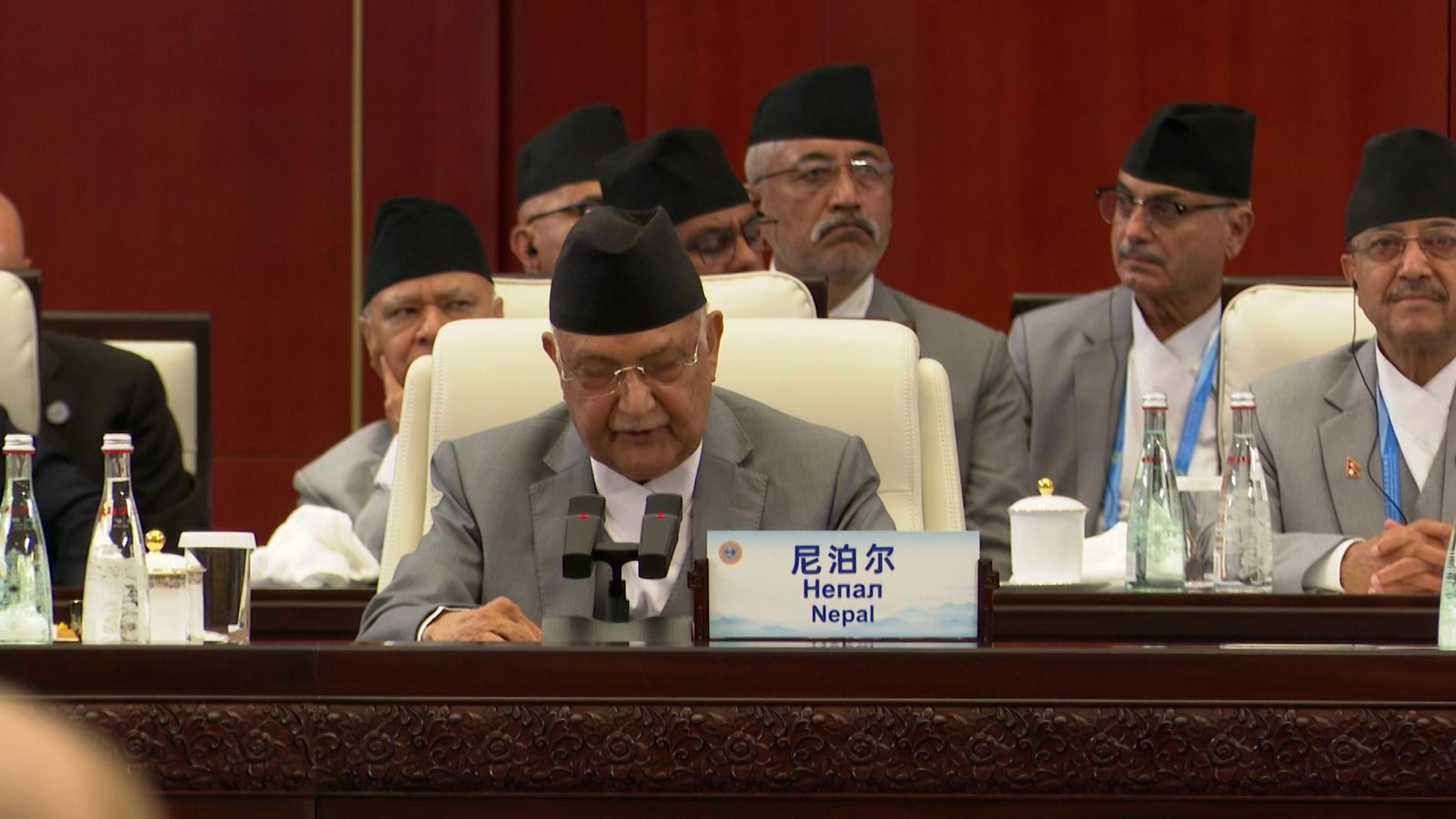 Prime Minister Oli's address at the Tianjin meeting