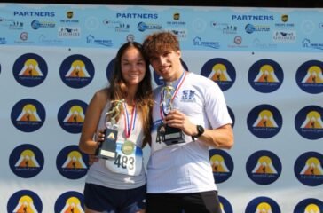 Jaxy and Makelya win the Inspire to Expire Run title