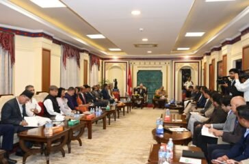 Meeting between the President and party leaders