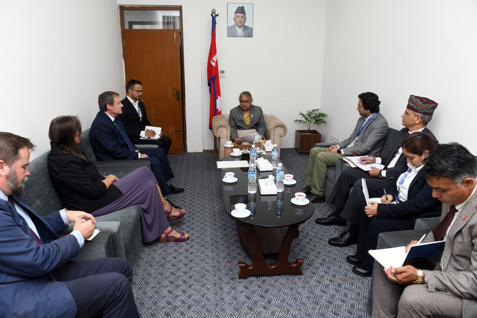 Courtesy call between Prime Minister Karki and a delegation led by British Ambassador Fenn Courtesy call between Prime Minister Karki and a delegation led by British Ambassador Fenn