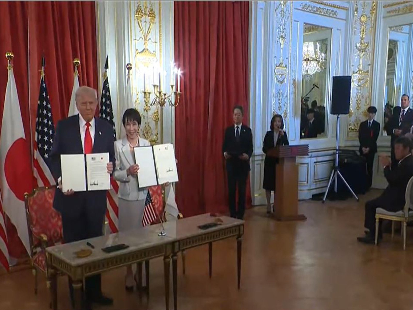 Trump and Japanese Prime Minister Takaichi sign two important agreements on trade and rare earths Trump and Japanese Prime Minister Takaichi sign two important agreements on trade and rare earths