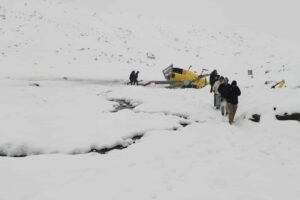 Altitude Air helicopter crashes in Lobuche, Solukhumbu