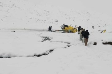Altitude Air helicopter crashes in Lobuche, Solukhumbu