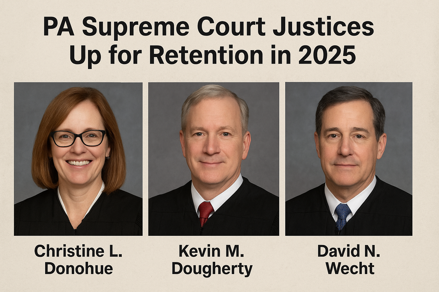 three Pennsylvania judges