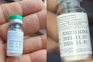Vaccines prepared for children found to be expired