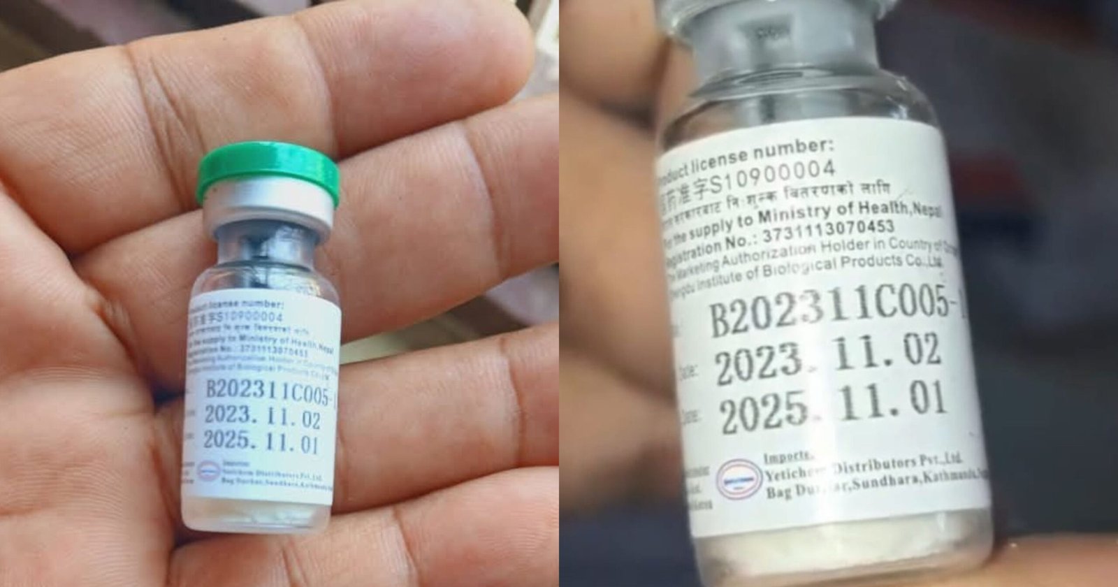 Vaccines prepared for children found to be expired