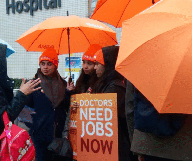 Junior doctors in England go on strike