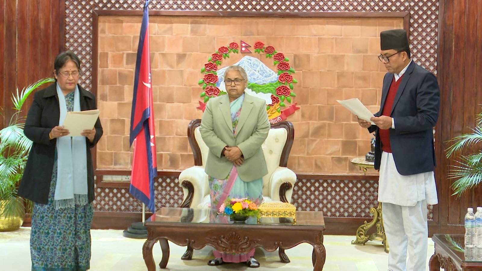 Newly appointed Vice-Chairman and members of the Planning Commission take oath