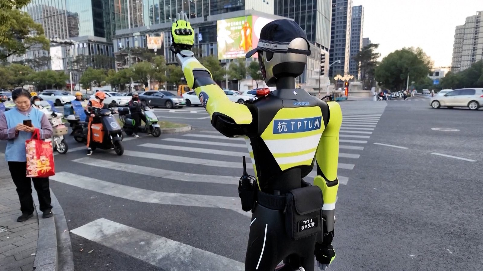 China launches AI-based traffic police robot