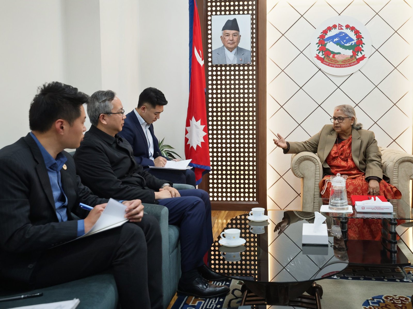 Prime Minister Karki meets with Chinese Ambassador Song