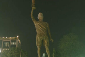 70-foot-tall statue of Lionel Messi ready in Kolkata
