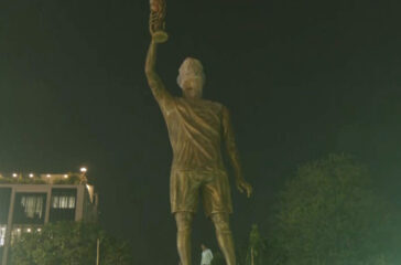 70-foot-tall statue of Lionel Messi ready in Kolkata