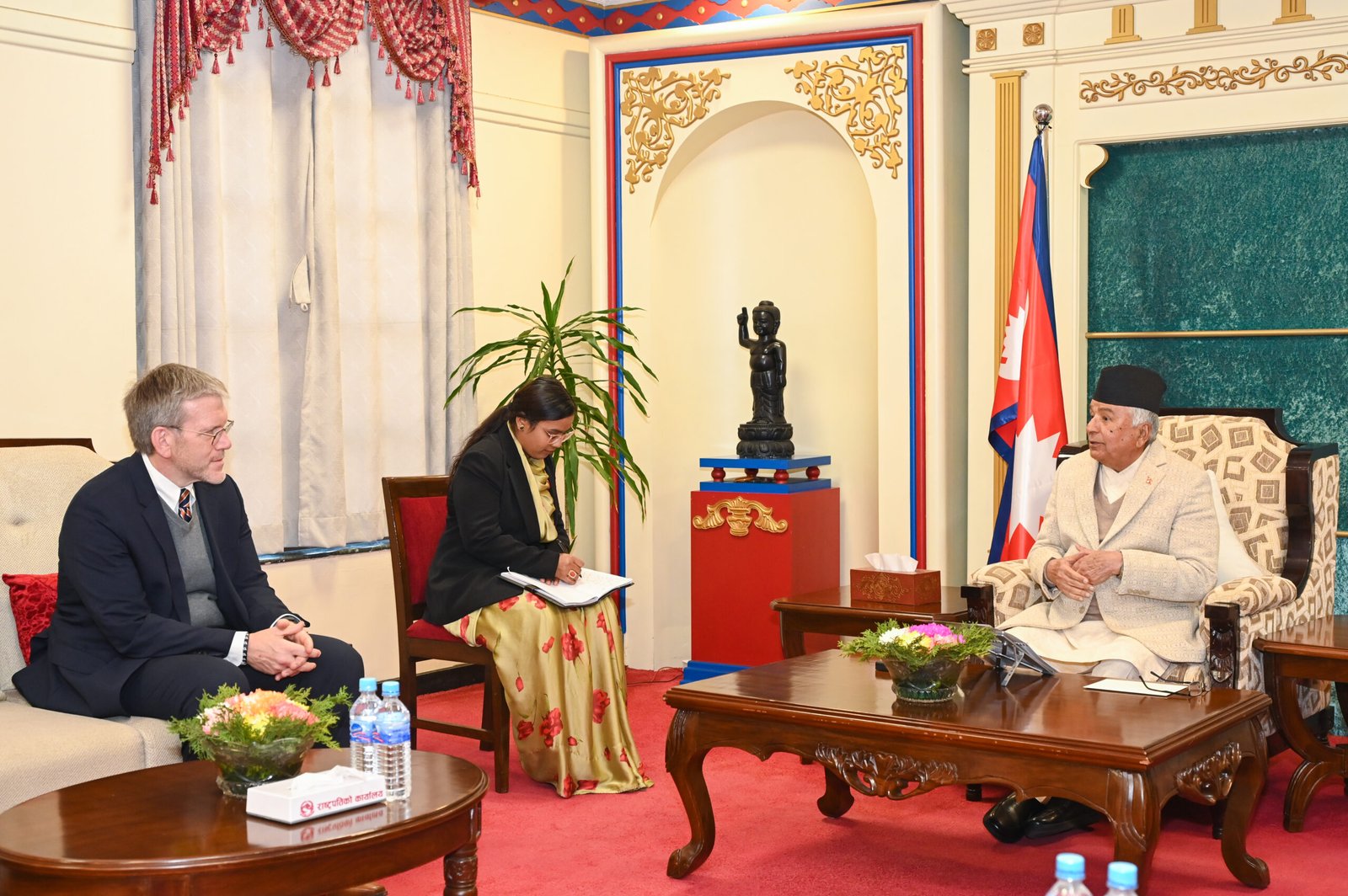 Farewell meeting of US Ambassador Dean R. Thompson with the President