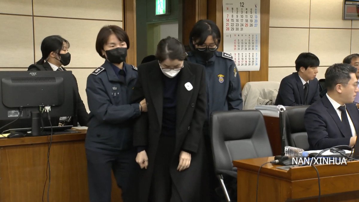 Former South Korean President's wife Kim Kang-hee sentenced to 20 months in prison for corruption